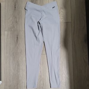 Lici Fit Gray Scrunch V Front Leggings Size M